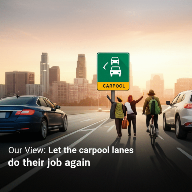 Our View: Let the carpool lanes do their job again