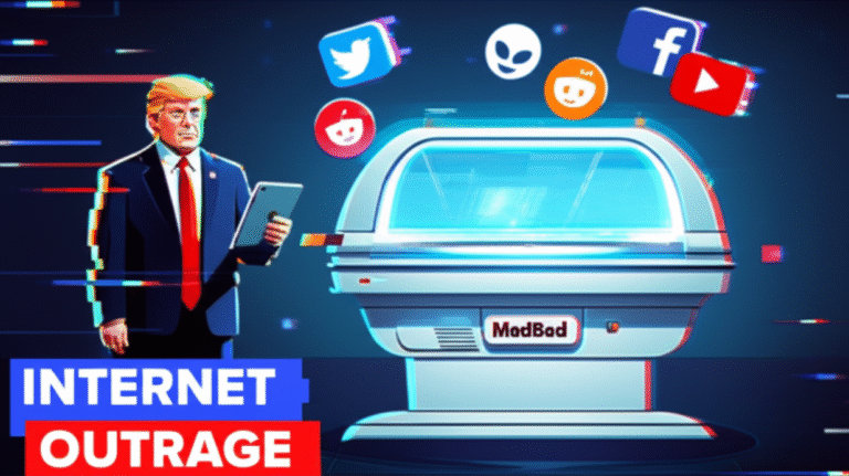 Internet outrage over Trump’s AI ‘MedBed’ conspiracy video