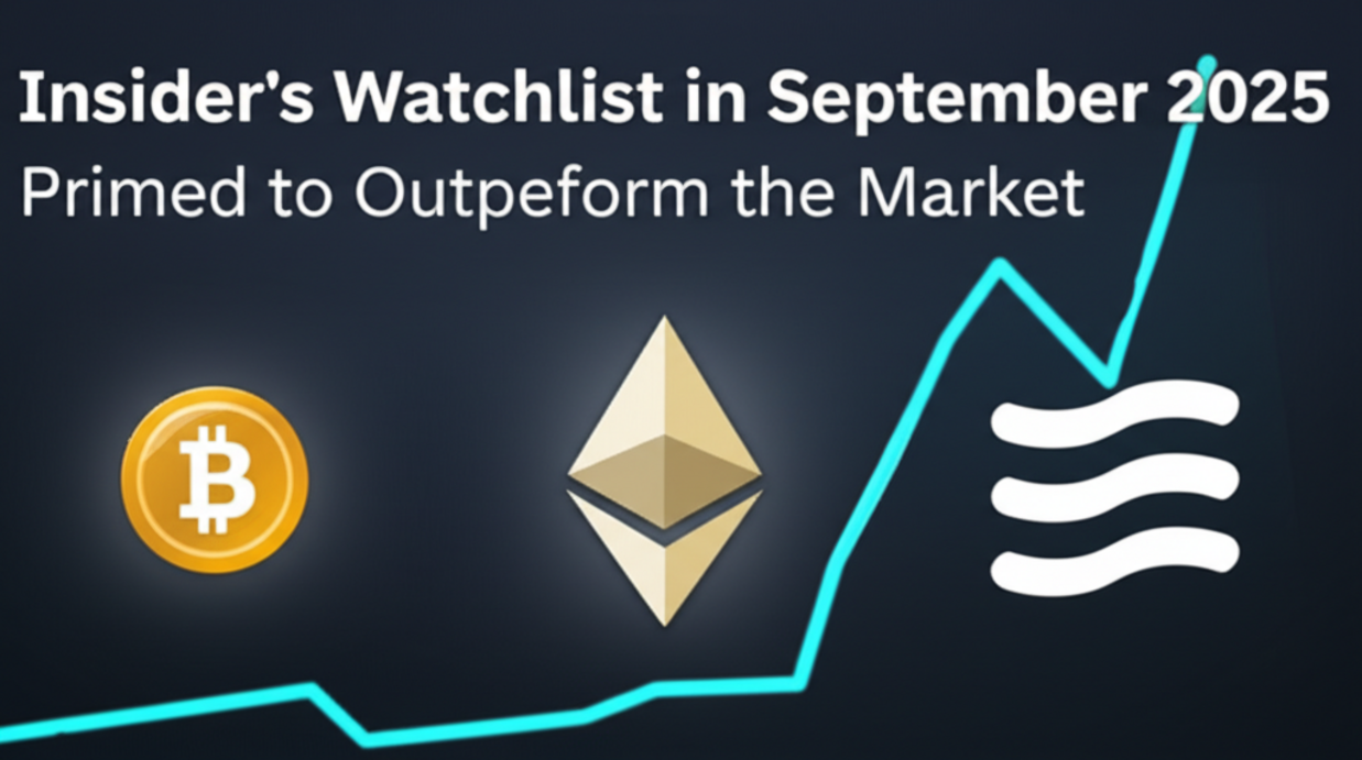 Insider’s Watchlist: 3 Top Cryptos in September 2025 Primed to Outperform the Market