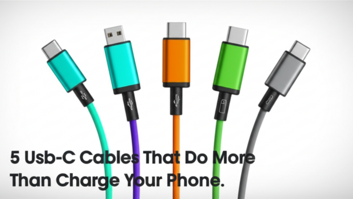 5 USB-C Cables That Do More Than Charge Your Phone