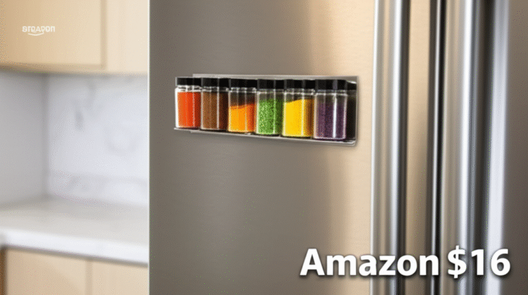 Amazon is selling a set of magnetic spice racks for only $16