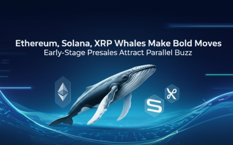 Ethereum, Solana, and XRP Whales Make Bold Moves, Early-Stage Presales Attract Parallel Buzz Ethereum, Solana, and XRP Whales Make Bold Moves, Early-Stage Presales Attract Parallel Buzz