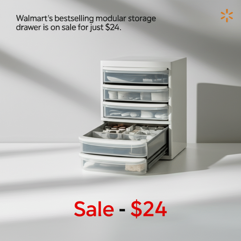 Walmart’s bestselling modular storage drawer is on sale for just $24 Walmart’s bestselling modular storage drawer is on sale for just $24
