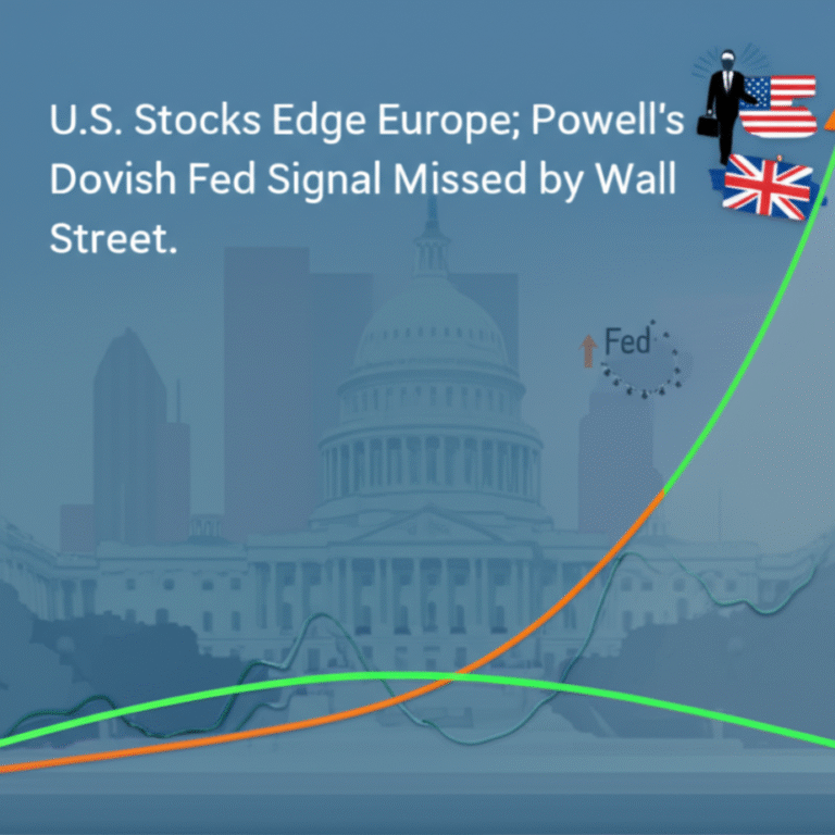 U.S. stocks are chipping away at Europe’s outperformance, and Powell slipped in this dovish signal on Fed rates that Wall Street overlooked U.S. stocks are chipping away at Europe’s outperformance, and Powell slipped in this dovish signal on Fed rates that Wall Street overlooked