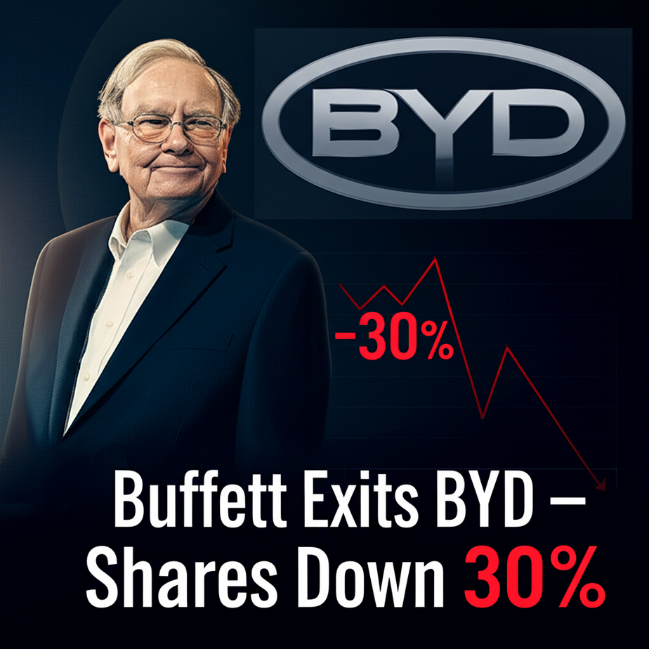 Warren Buffett Exits BYD After 17 Years as Shares Drop 30% from Record High