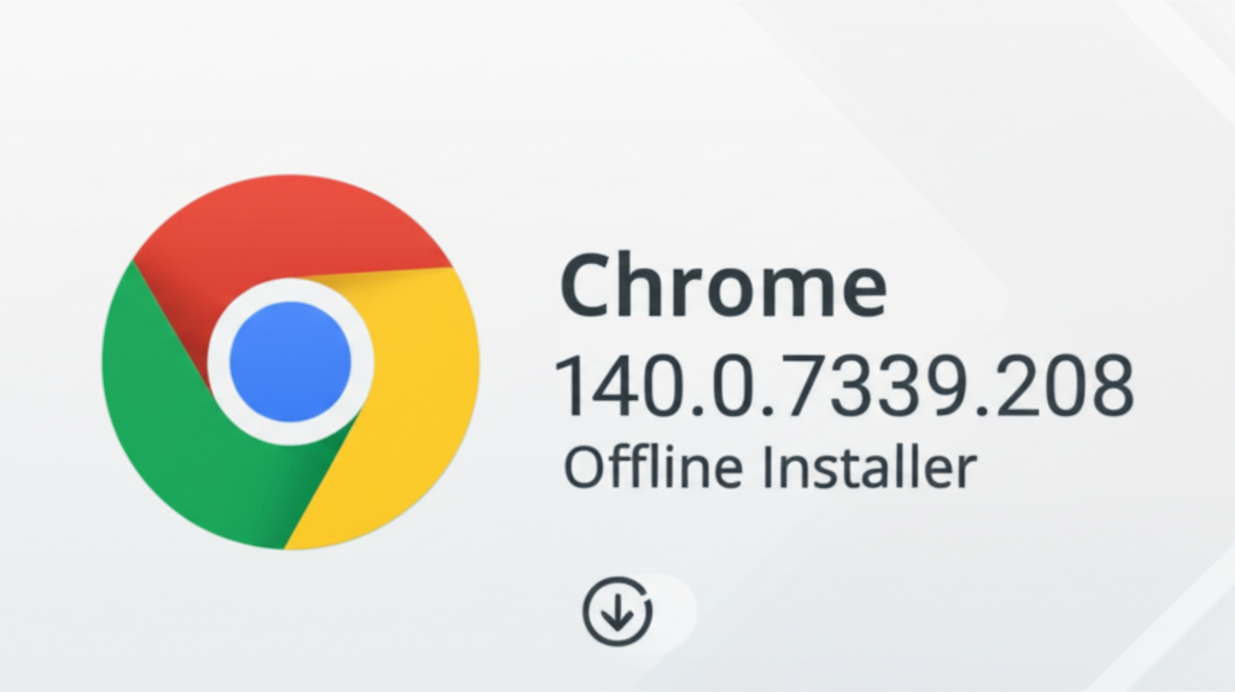 Google Chrome 140.0.7339.208 (offline installer)