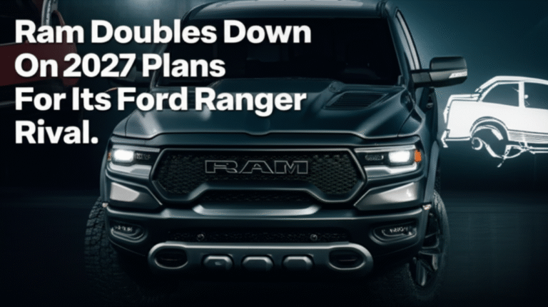 Ram Doubles Down On 2027 Plans For Its Ford Ranger Rival
