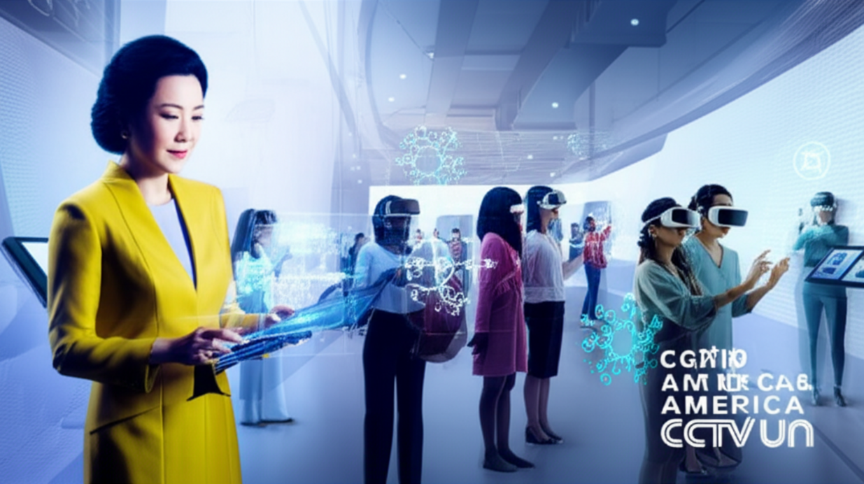 CGTN AMERICA & CCTV UN: Peng Liyuan Visits Exhibition on Digital, Intelligent Empowerment for Women, Girls