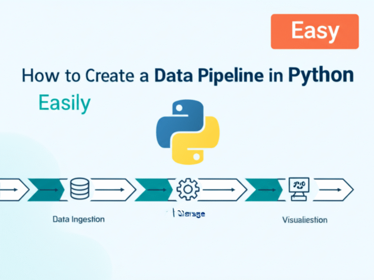 How to Create a Data Pipeline in Python Easily How to Create a Data Pipeline in Python Easily