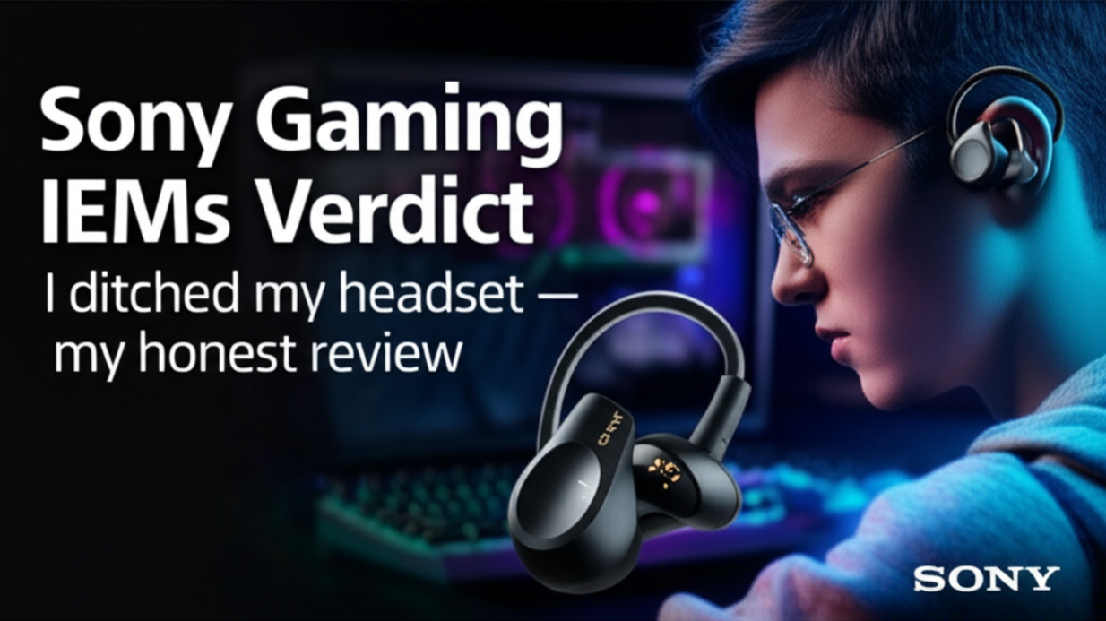 I ditched my headset for Sony’s first-ever gaming IEMs — here’s my honest verdict