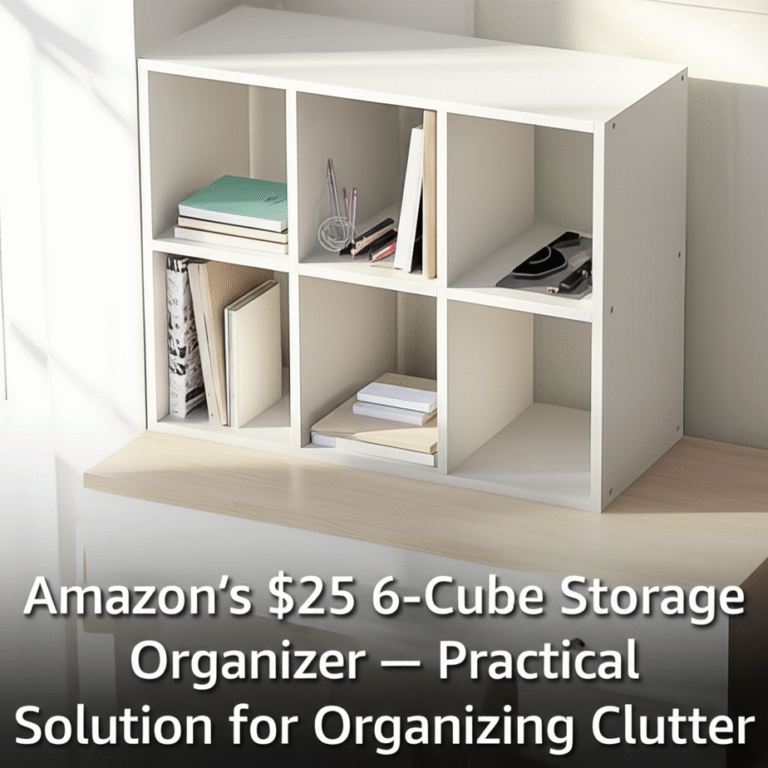 Amazon is selling a 6-cube storage organizer for just $25 that’s ‘a practical solution for organizing clutter’ Amazon is selling a 6-cube storage organizer for just $25 that’s ‘a practical solution for organizing clutter’