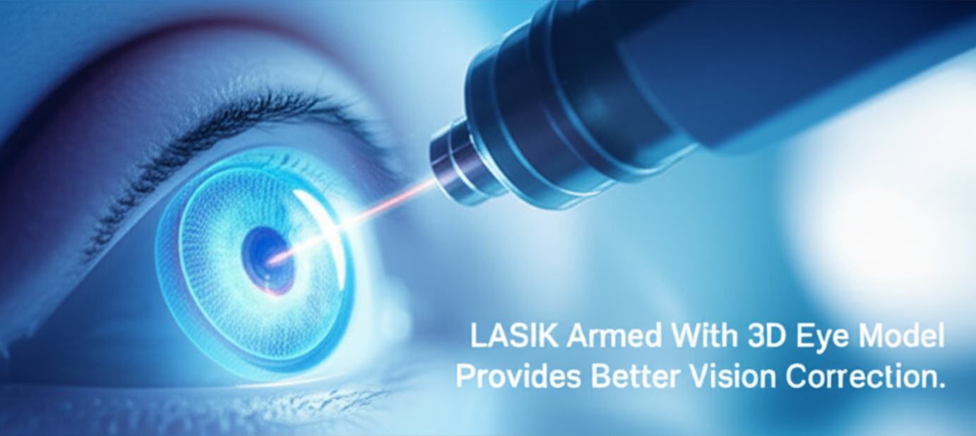 LASIK Armed With 3D Eye Model Provides Better Vision Correction