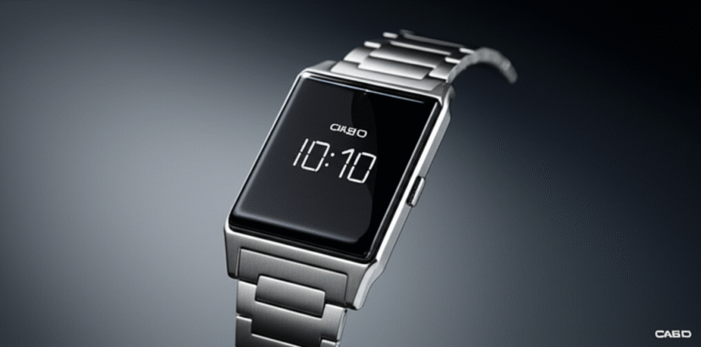 Casio reveals new watches with slim digital display Casio reveals new watches with slim digital display