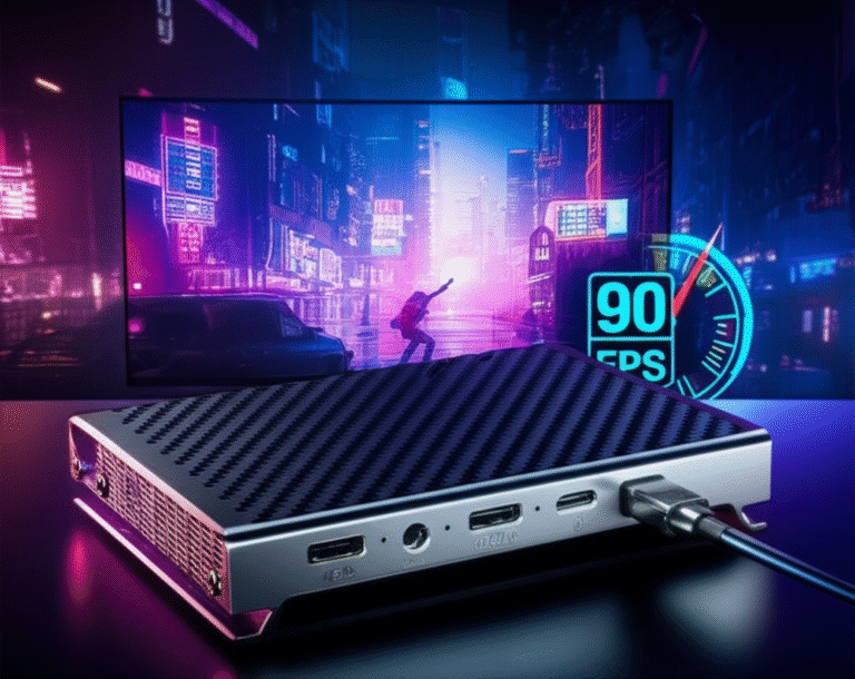 This $350 Thunderbolt 5 eGPU dock boosts Cyberpunk 2077 at 4K Ultra settings to 90 FPS without DLSS
