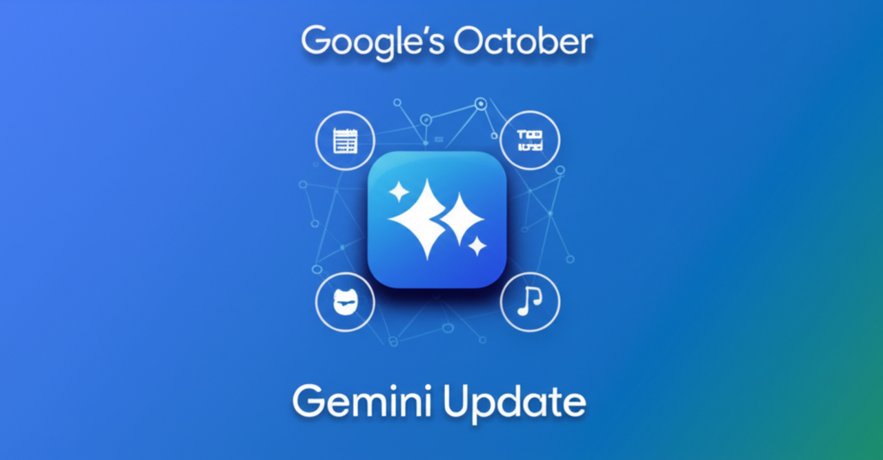 Google’s October Gemini Update: AI Boost for Productivity and Entertainment
