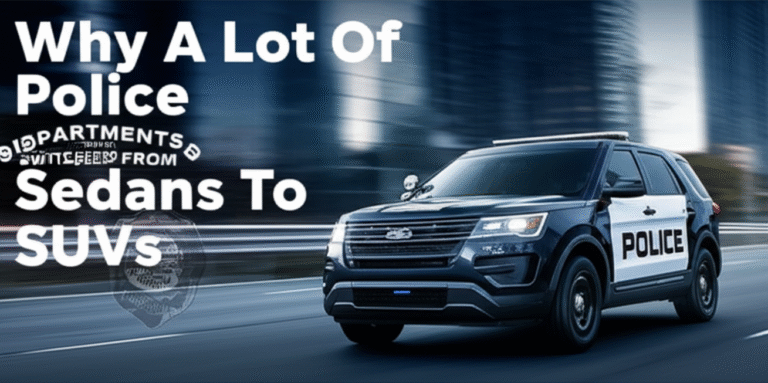 Why A Lot Of Police Departments Switched From Sedans To SUVs