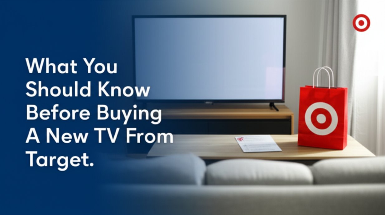 What You Should Know Before Buying A New TV From Target