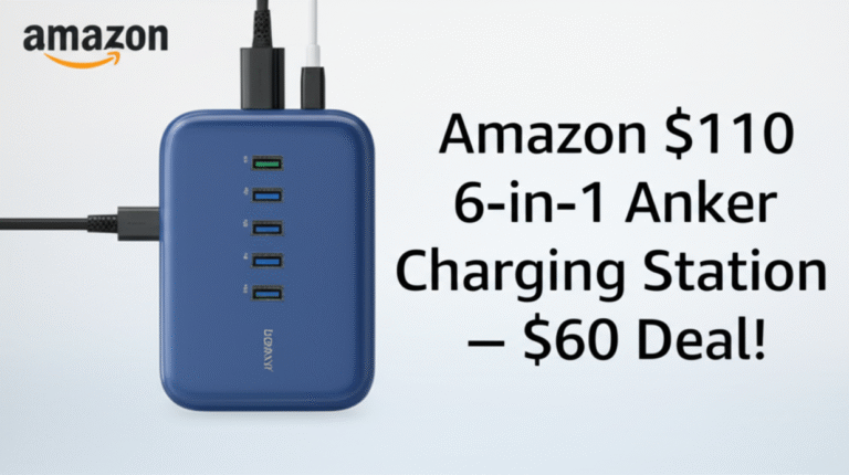 Amazon is selling a $110 6-in-1 Anker charging station for only $60 Amazon is selling a $110 6-in-1 Anker charging station for only $60