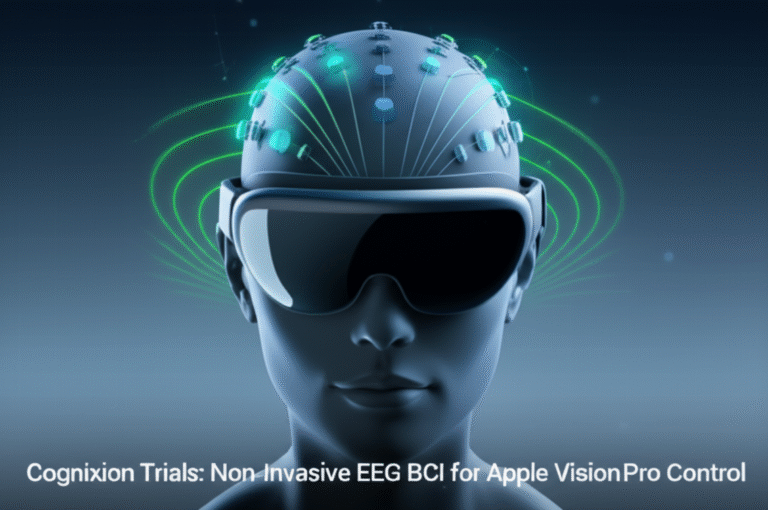 Cognixion Trials Non-Invasive EEG BCI for Apple Vision Pro Control Cognixion Trials Non-Invasive EEG BCI for Apple Vision Pro Control