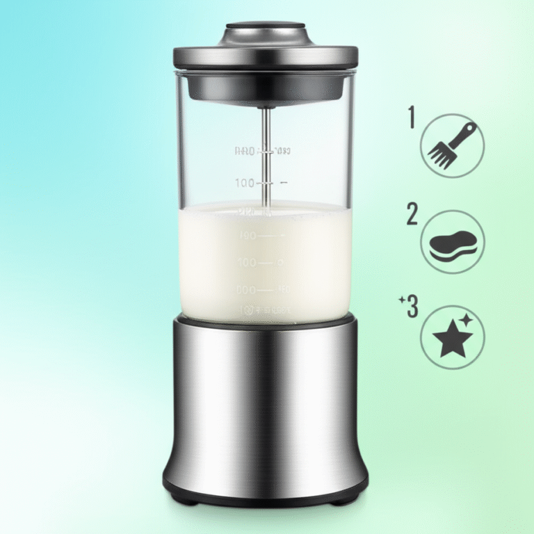 3 easy ways to remove burnt milk from your frother — and make it look brand new