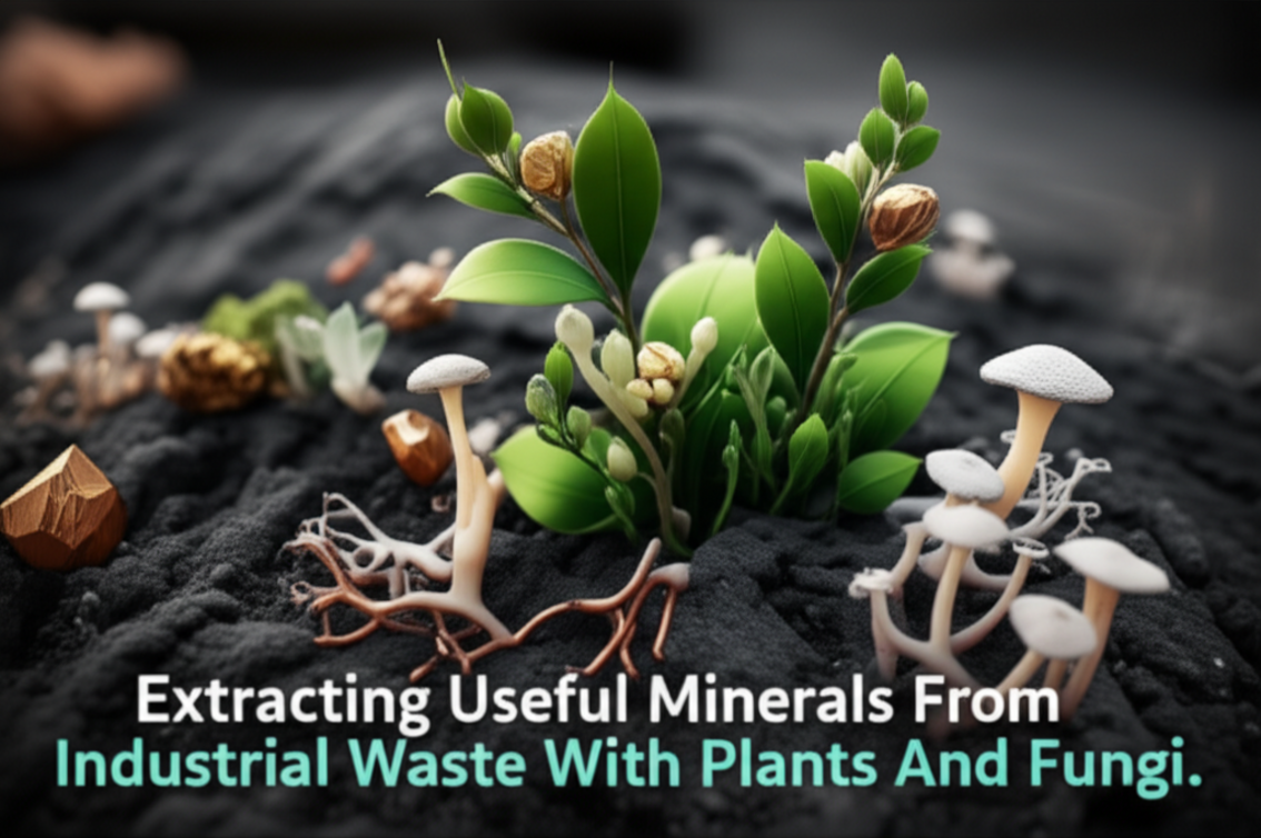 Extracting Useful Minerals From Industrial Waste With Plants And Fungi