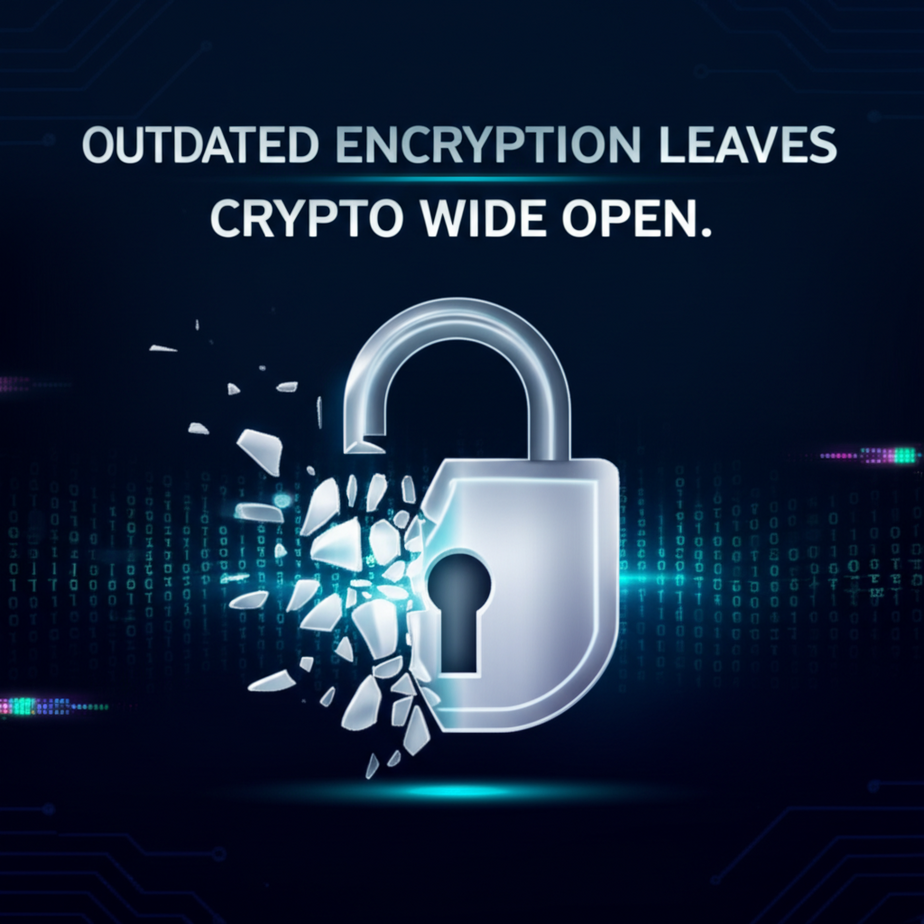 Outdated encryption leaves crypto wide open