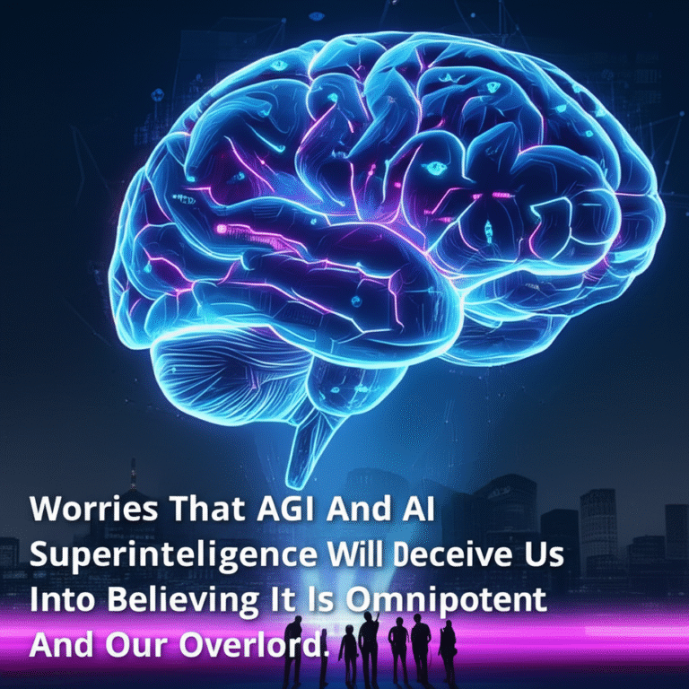 Worries That AGI And AI Superintelligence Will Deceive Us Into Believing It Is Omnipotent And Our Overlord Worries That AGI And AI Superintelligence Will Deceive Us Into Believing It Is Omnipotent And Our Overlord