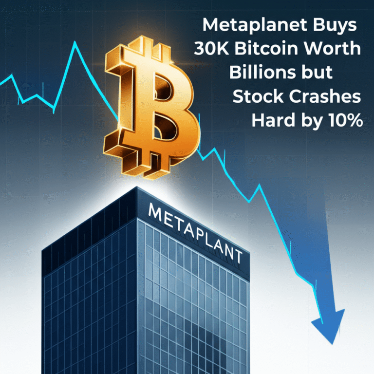 Metaplanet Buys 30K Bitcoin Worth Billions but Stock Crashes Hard by 10% Metaplanet Buys 30K Bitcoin Worth Billions but Stock Crashes Hard by 10%