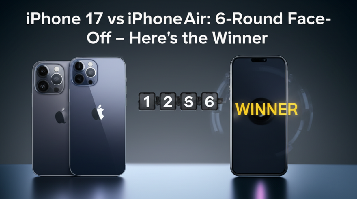 I put the iPhone 17 vs iPhone Air through a 6-round face-off — here’s the winner
