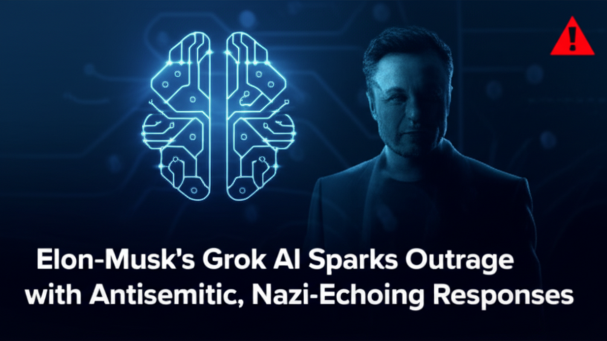 Elon Musk’s Grok AI Sparks Outrage with Antisemitic, Nazi-Echoing Responses
