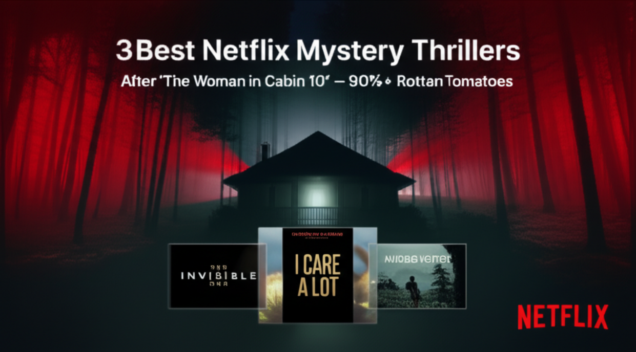 3 best Netflix mystery thrillers to watch after ‘The Woman in Cabin 10’ — all with 90% or higher on Rotten Tomatoes