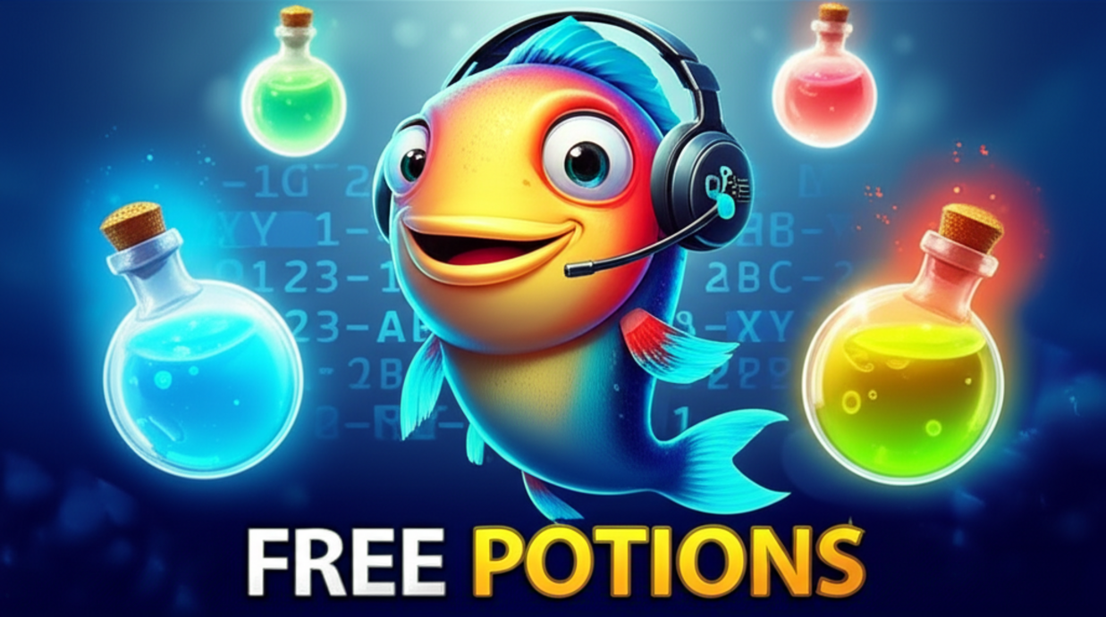 Fish Training codes to get different potions for free