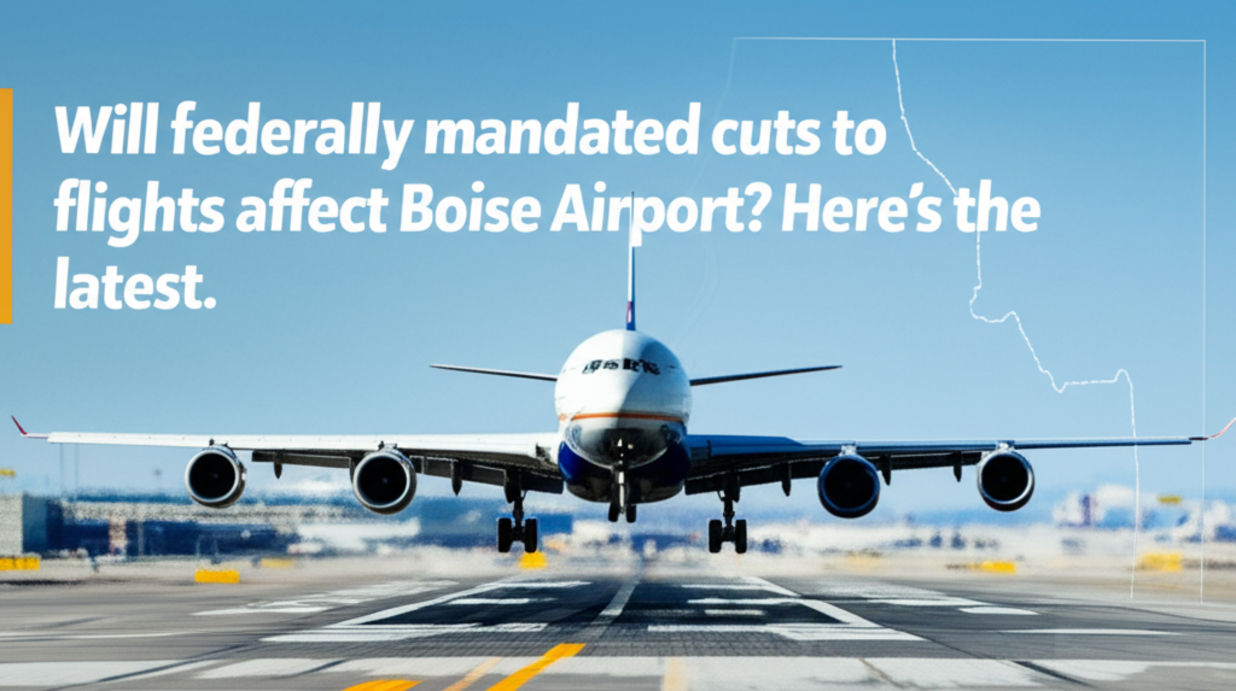 Will federally mandated cuts to flights affect Boise Airport? Here’s the latest