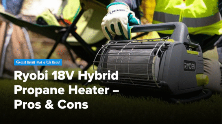The Pros & Cons Of Ryobi’s 18V Hybrid Propane Heater, According To Users