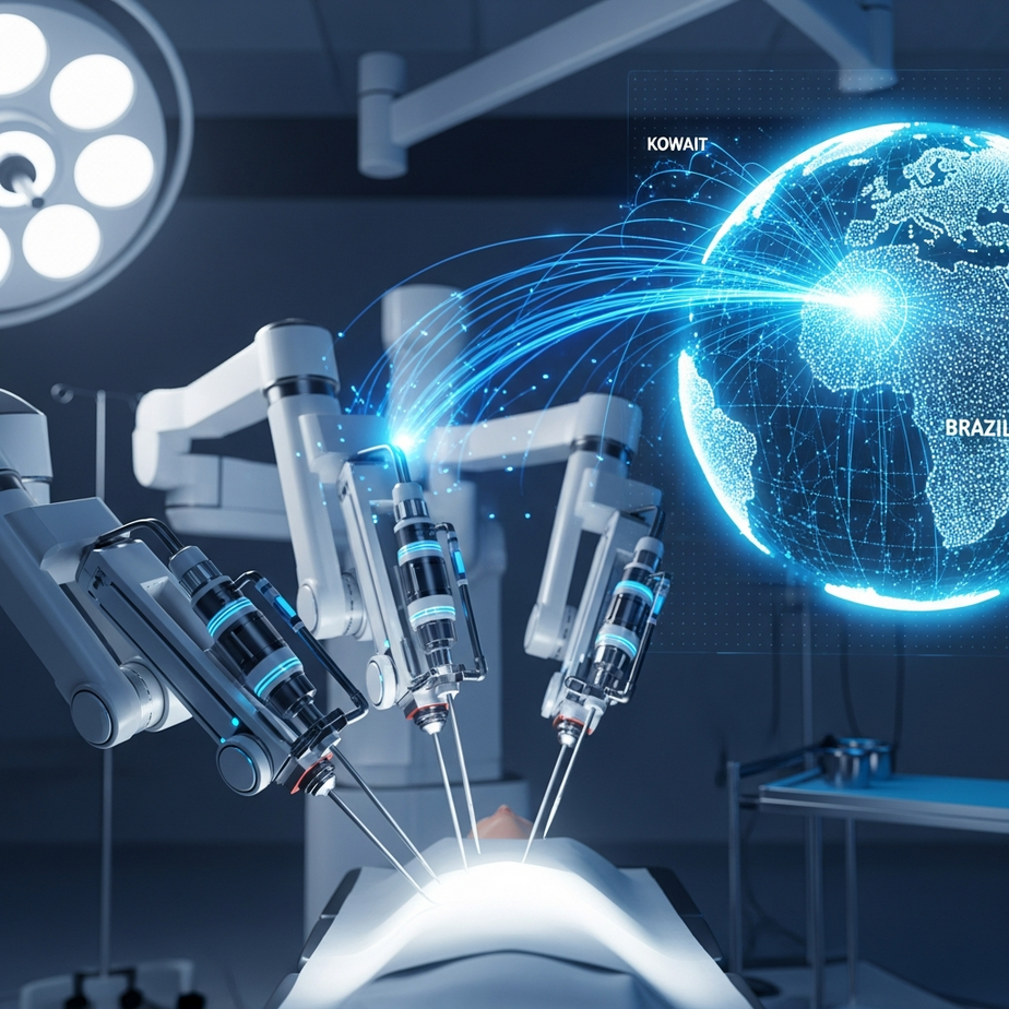 From Kuwait to Brazil: Inside the network behind real-time robotic surgery