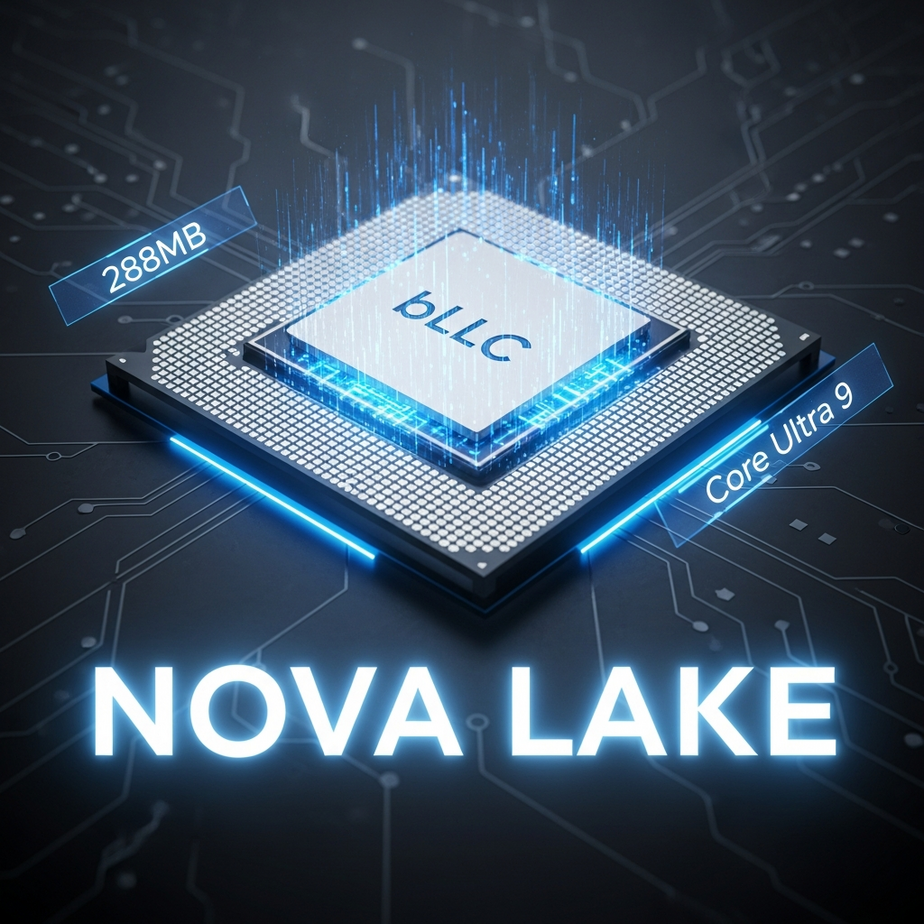 Intel to launch 4 versions of Nova Lake CPUs with bLLC: 288MB Core Ultra 9, 144MB Core Ultra 7