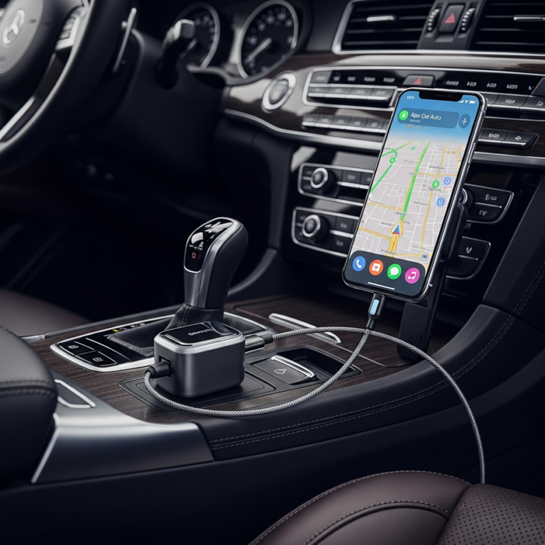 This clever car charger delivers fast charging while using wired Android Auto & CarPlay [Gallery] – 9to5Google
