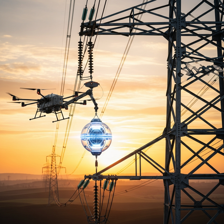 These Drone-Installed ‘Magic Balls’ Could Transform The Power Grid