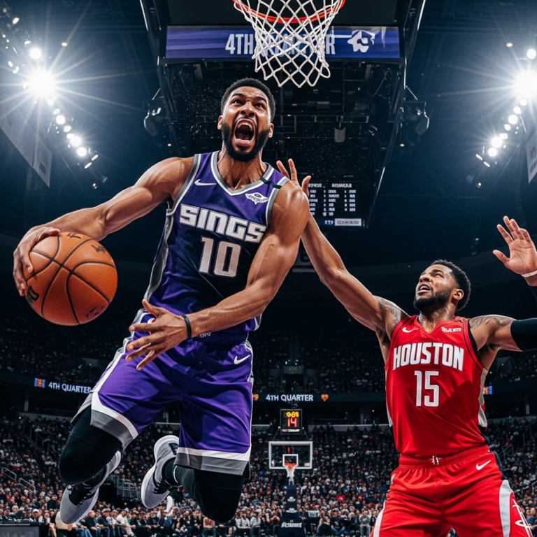 Fourth-Quarter Fury: Kings Dismantle Rockets 111-98 in Stunning Comeback image