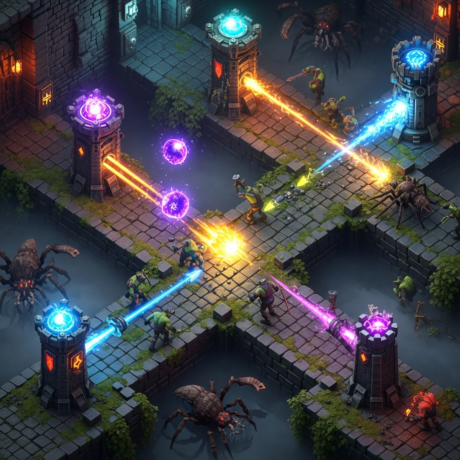 UnderGuild: Offense offers simple but strategic tower defence action