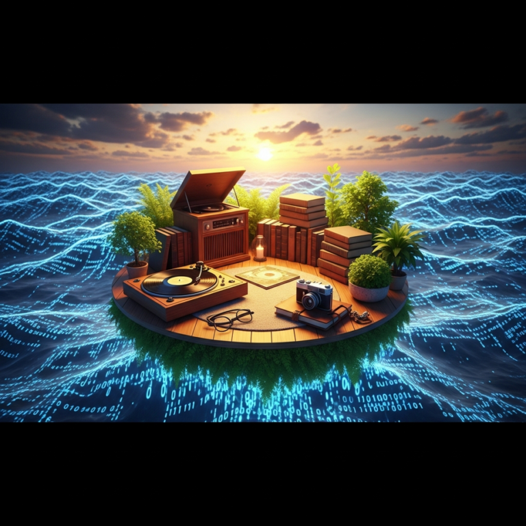 ‘The past gives comfort’: Finding refuge on analog islands amid deepening digital seas ‘The past gives comfort’: Finding refuge on analog islands amid deepening digital seas
