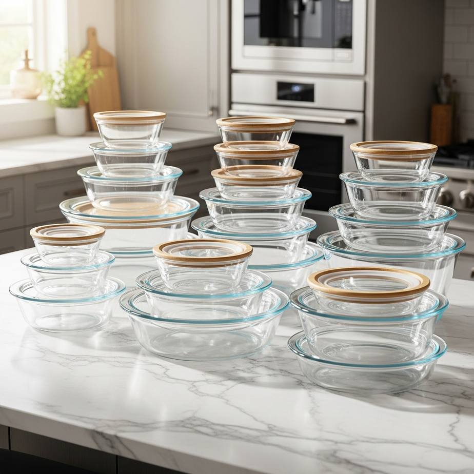 Macy’s is selling a 20-piece glassware set for $43 that’s perfect for baking and storing