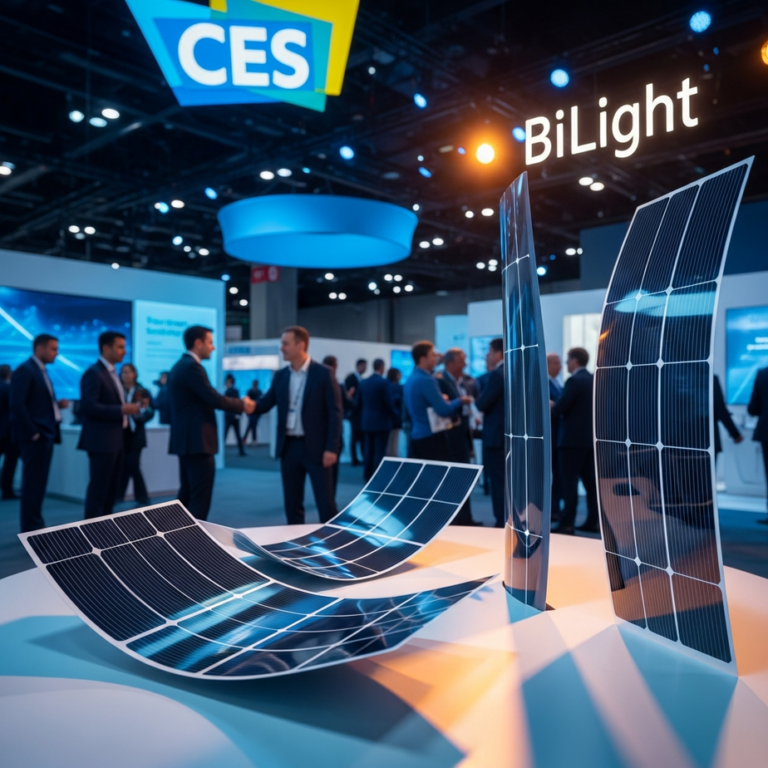 BiLight Shines at CES 2026: Flexible Perovskite PV Takes Global Stage, Uniting Partners for an Energy Innovation Era