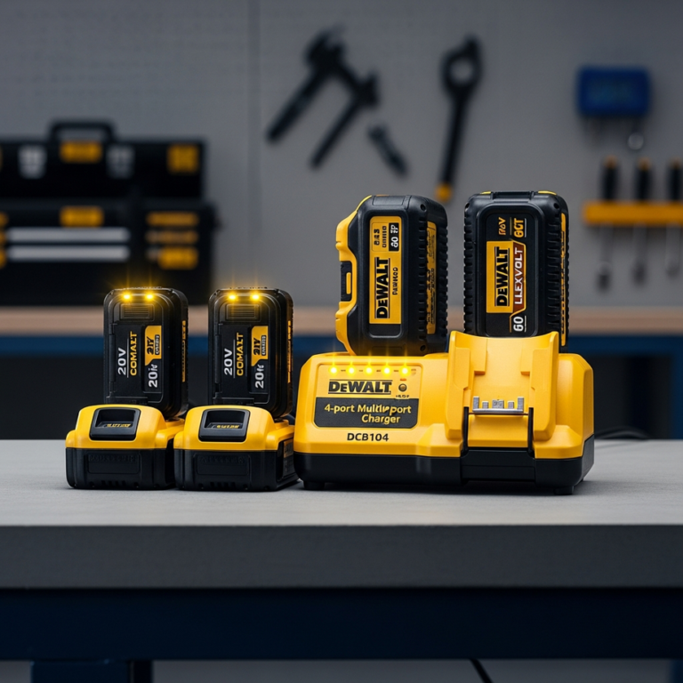 Which Batteries Is DeWalt’s 4-In-1 Multiport Charger Compatible With?