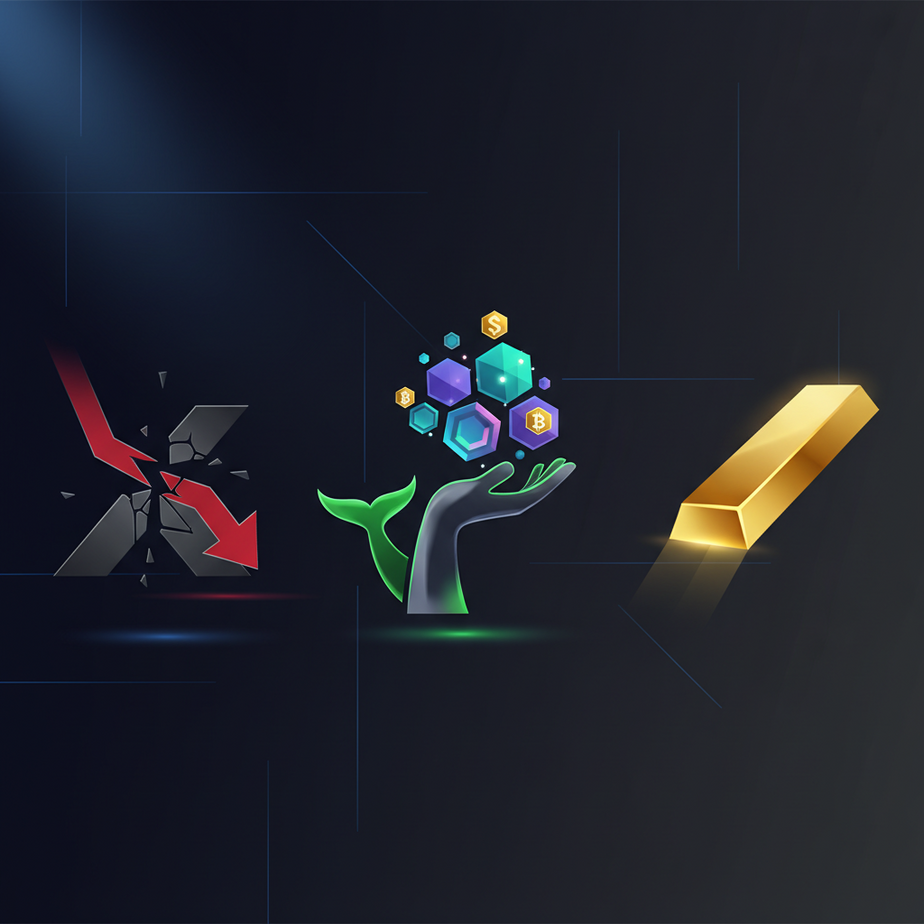 XRP Unlock Sparks Sell-Off, Bitcoin Whales Buy, Gold Tokens Rise